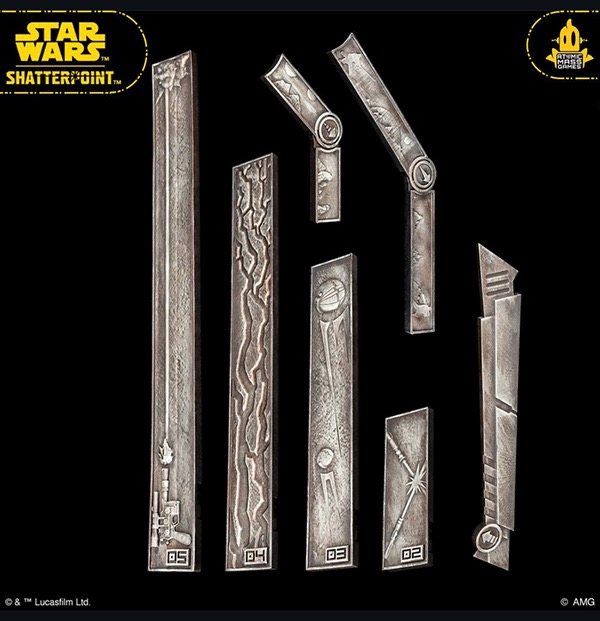 Sculpted metal movement and range tools